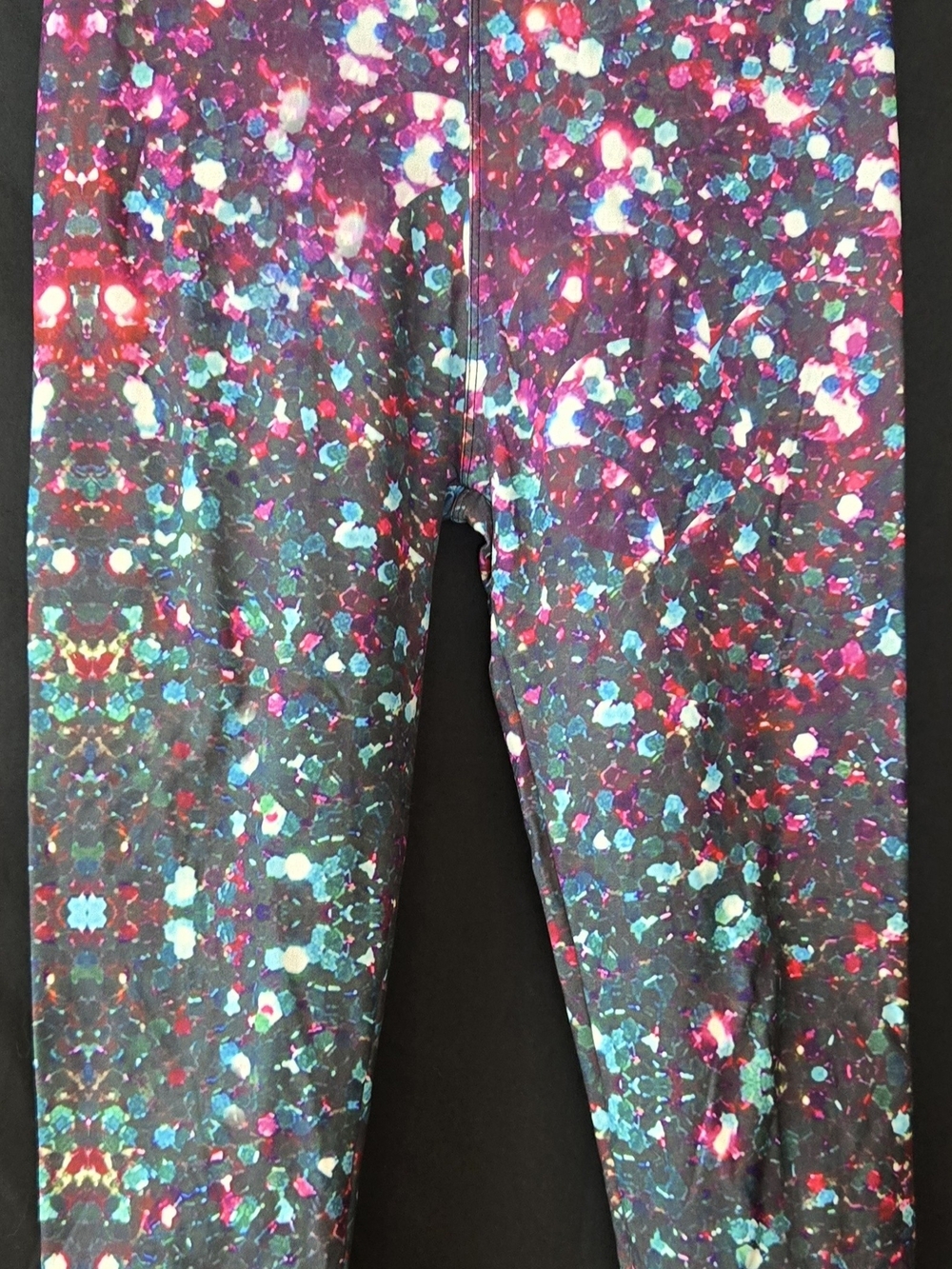 Womans Multicolor Galaxy Print Leggings #565